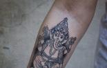 Буддийские татуировки и их значение Ганеша с розой значение тату